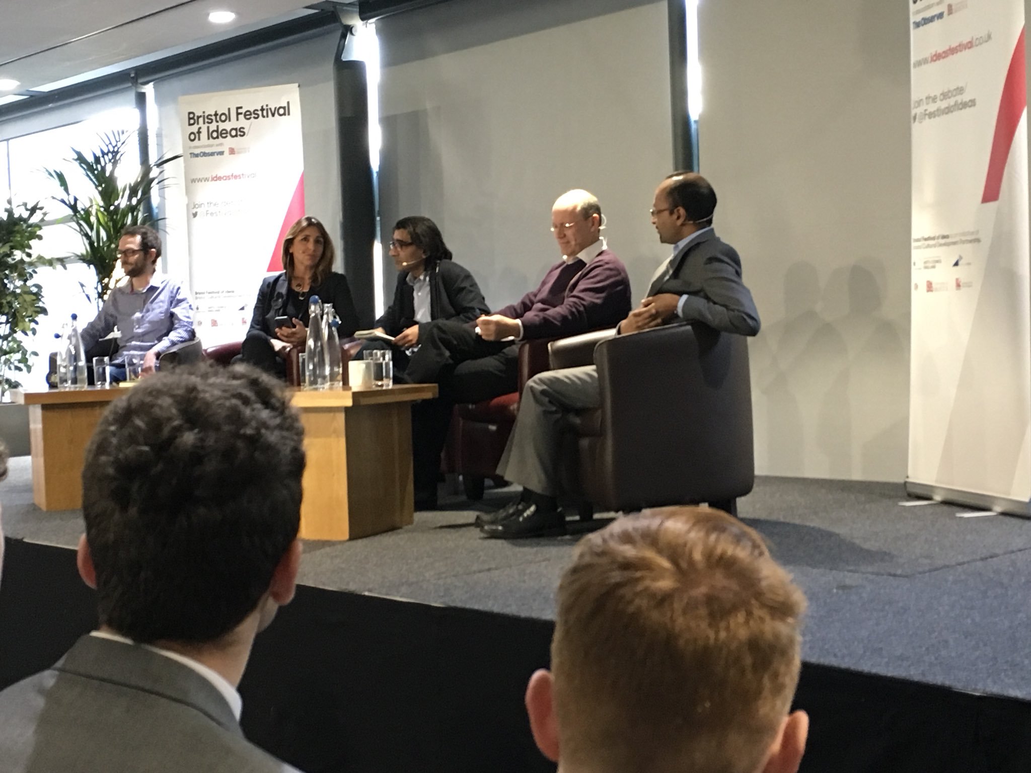 Great to be back at @FestivalofIdeas - @gloriaoriggi on the panel.  First UK copies of her @PrincetonUPress book ‘Reputation’ on sale here. https://t.co/e5QycH4oxX